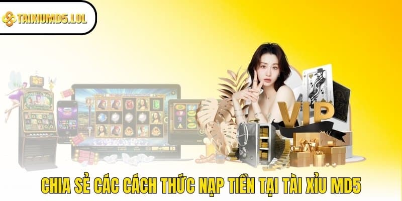 Chia sẻ các cách thức nạp tiền tại Tài Xỉu MD5