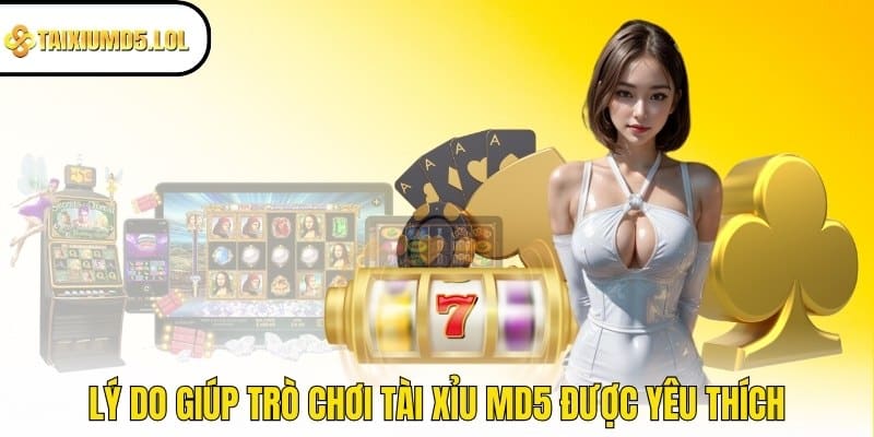 Lý do giúp trò chơi Tài Xỉu MD5 được yêu thích