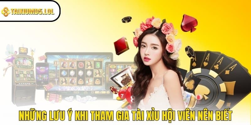 Những lưu ý khi tham gia Tài Xỉu hội viên nên biết