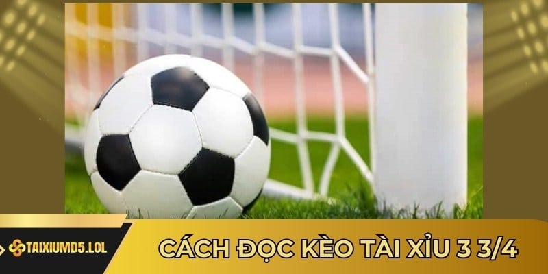 Cách đọc kèo Tài Xỉu 3 3/4